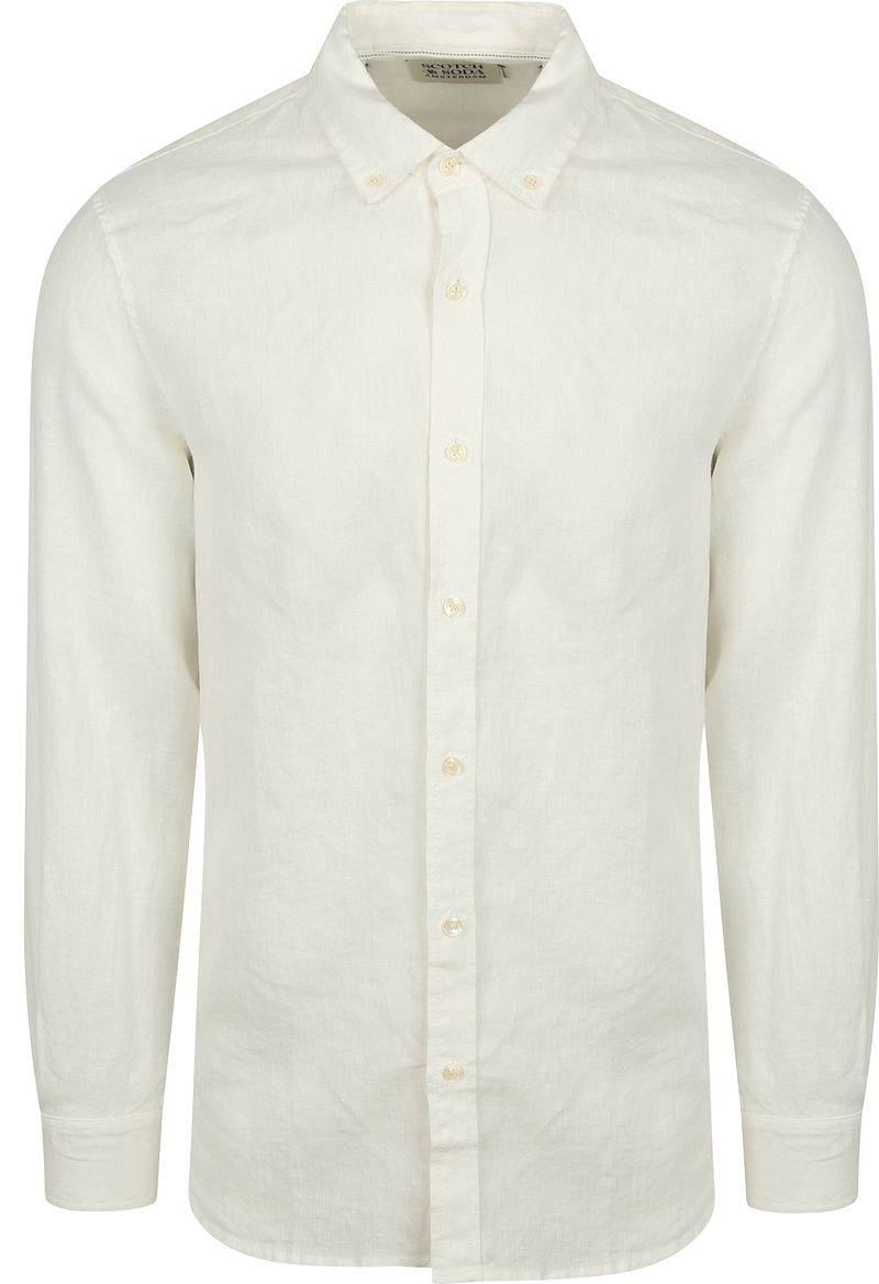 Scotch and Soda Leinenhemd Weiß - Größe XXL von Scotch and Soda