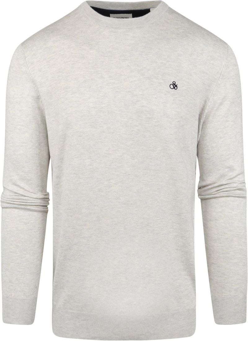 Scotch and Soda Pullover Bone White Melange - Größe XXL von Scotch and Soda