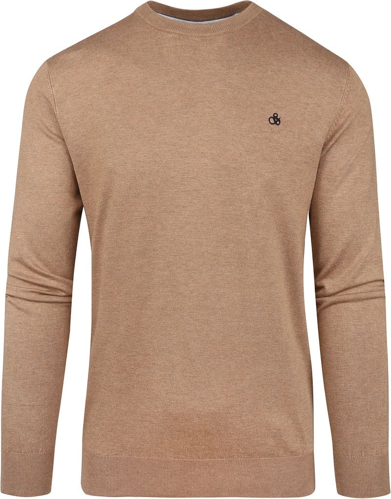 Scotch and Soda Pullover Camel Melange - Größe XXL von Scotch and Soda