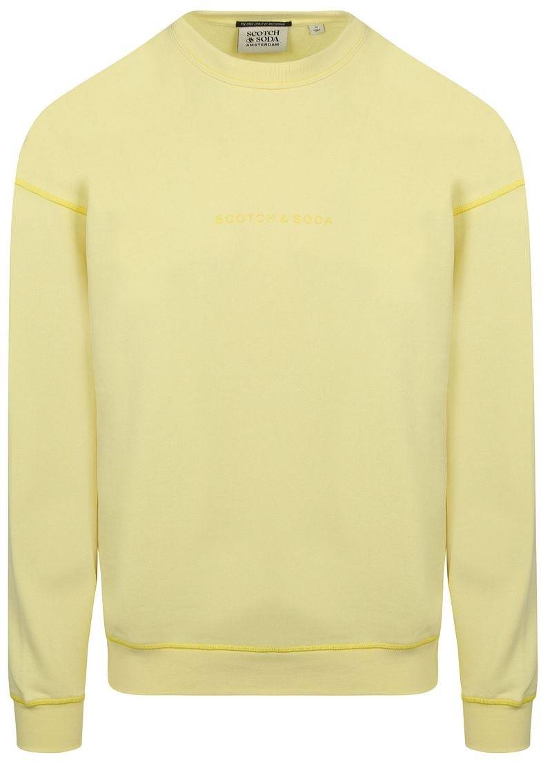 Scotch and Soda Pullover Core Logo Gelb - Größe L von Scotch and Soda