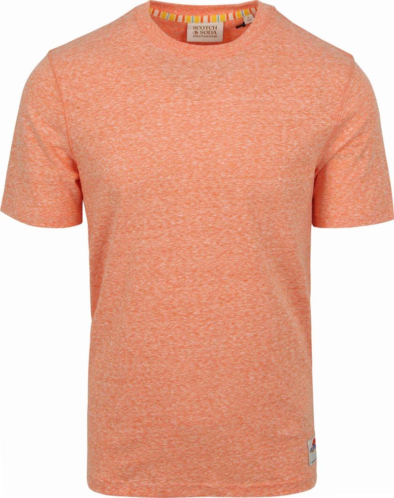 Scotch & Soda T-Shirt Melange Orange - Größe XL von Scotch and Soda