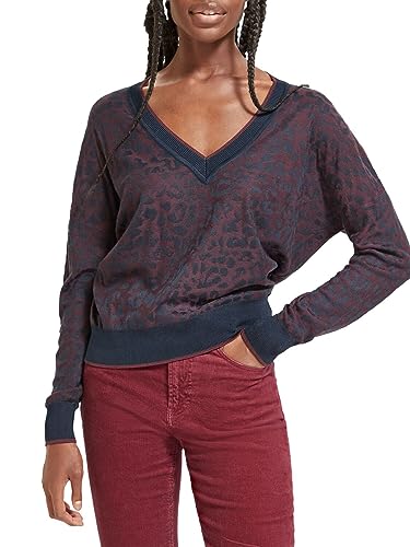 Animal Jacquard V Neck Pullover von Scotch & Soda