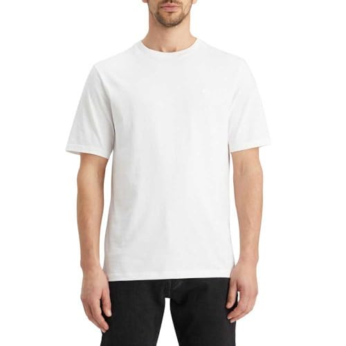 Scotch & Soda Men's Core-Logo T-Shirt, White, XL von Scotch & Soda