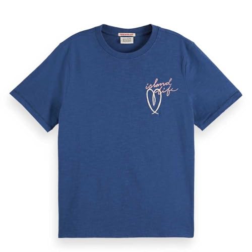 Embroidered Artwork Regular Fit T-Shirt von Scotch & Soda