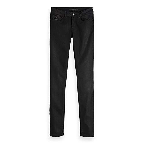 Maison Scotch Damen Hose La Bohemienne- Black is The New Black 148132 Black is The New Black 26/32 von Scotch & Soda