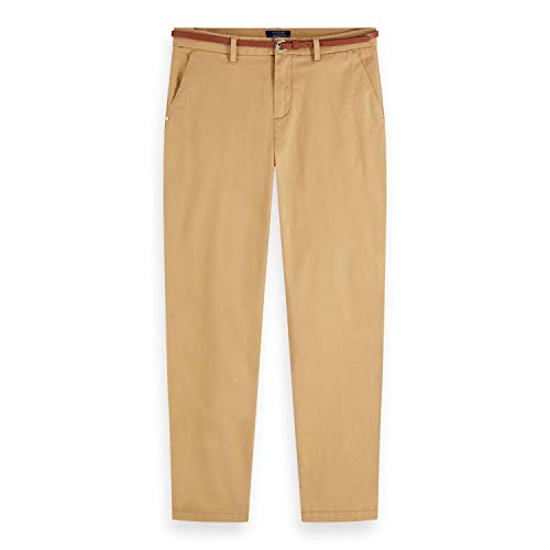 Maison Scotch Damen Hose Slim Fit Stretch Twill Chino 156913 Sand 26/30 von Scotch & Soda