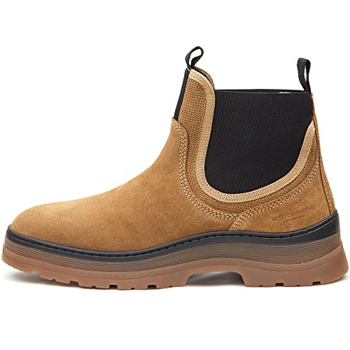 SCOTCH & SODA FOOTWEAR Herren MAFFEI Chelsea-Stiefel, Sand, 41 EU von Scotch & Soda