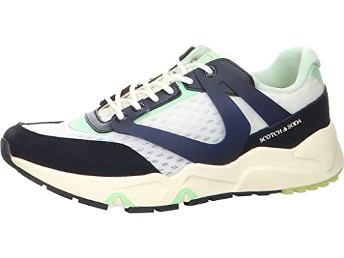 SCOTCH & SODA FOOTWEAR Herren Wavy Sneaker, Blue Multi, 43 EU SCOTCH & SODA FOOTWEAR Herren Wavy Sneaker, Blue Multi, 43 EU von Scotch & Soda