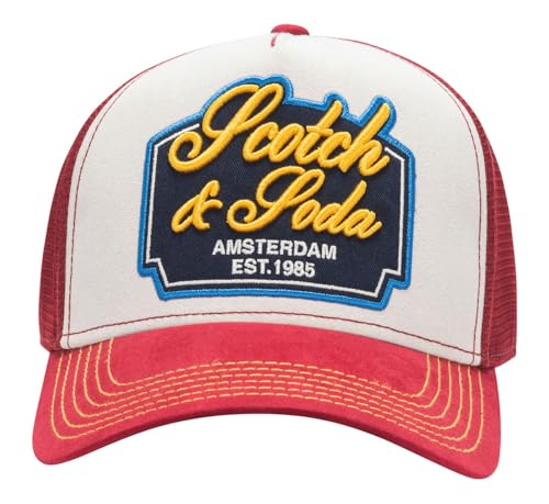 Scotch & Soda Arena Adjustable Trucker Hat Red von Scotch & Soda