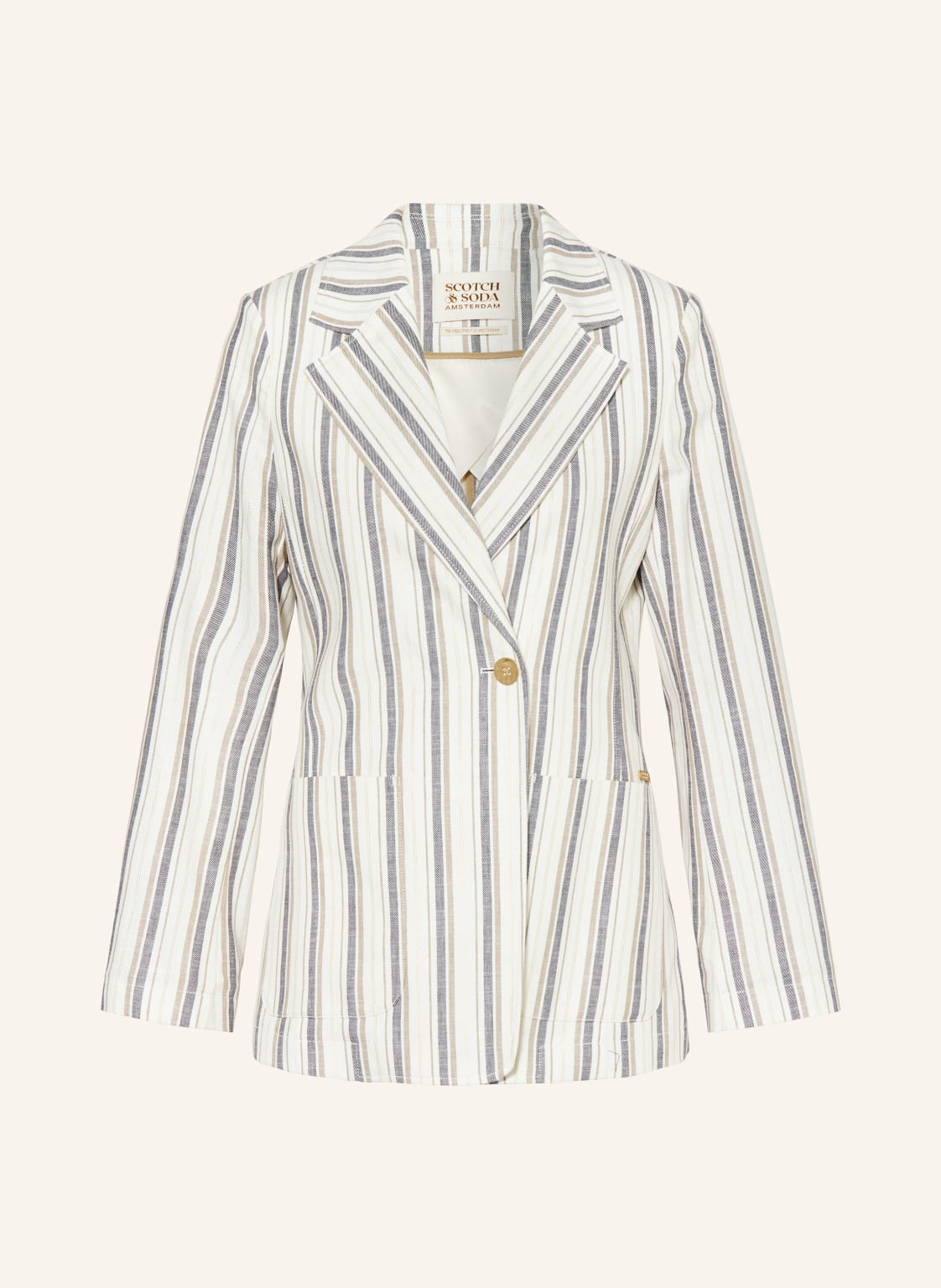 Scotch & Soda Blazer Mit Glitzergarn weiss von Scotch & Soda