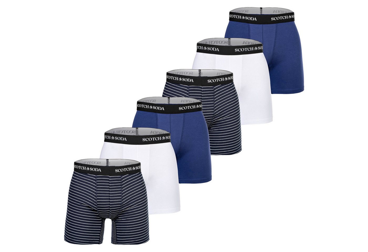 Scotch & Soda Boxer Herren Boxershort 6er Pack Baumwolle (Packung, 6er Pack) von Scotch & Soda