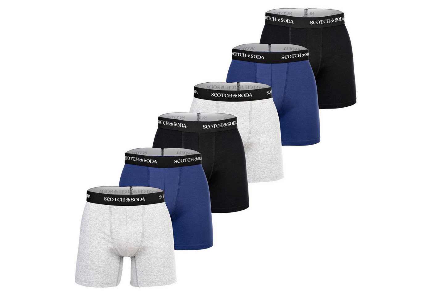 Scotch & Soda Boxer Herren Boxershort 6er Pack Baumwolle (Packung, 6er Pack) von Scotch & Soda