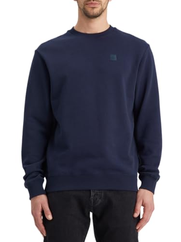 Scotch & Soda Herren Essential Badge Logo Crewneck Sweatshirt, Night, L Scotch & Soda Herren Essential Badge Logo Crewneck Sweatshirt, Night, L von Scotch & Soda