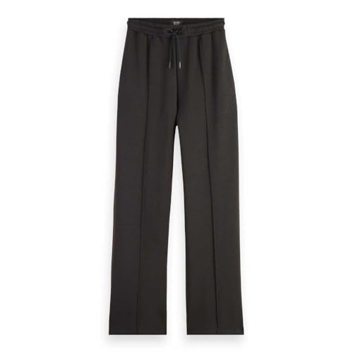 Scotch & Soda Damen Sweatpants Core Modal Straight Leg Sweat Pant, Schwarz,L von Scotch & Soda