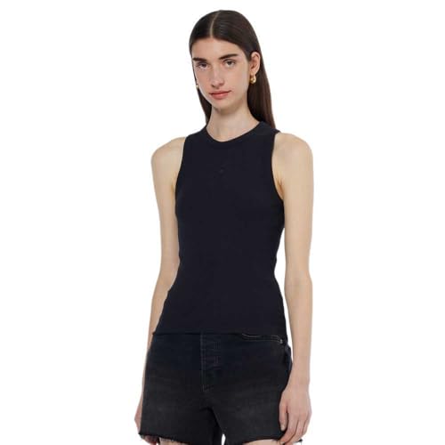 Scotch & Soda Damen Core Rib Racer Tank Top, Black 0008, XL EU Scotch & Soda Damen Core Rib Racer Tank Top, Black 0008, XL EU von Scotch & Soda