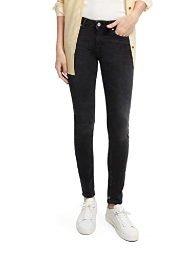 Scotch & Soda Damen Essentials Bohemienne - Skinny Fit Jeans, Black Coast 3049, 25W / 30L EU von Scotch & Soda