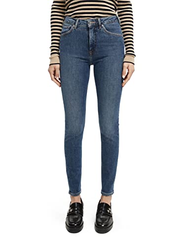 Scotch & Soda Damen Essentials Haut-Skinny Fit Jeans, Fresh Draft 4585, 25/30 von Scotch & Soda