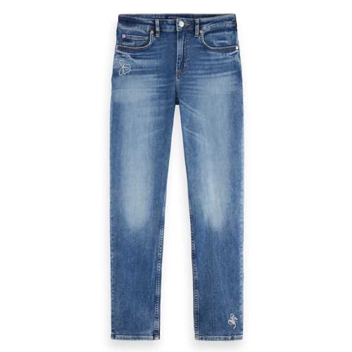 Scotch & Soda Damen High Five Slim Jeans, Work It Out, 28-34 von Scotch & Soda