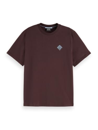 Scotch & Soda Damen Left Chest Artwork T-Shirt, Chocolate U290, L Scotch & Soda Damen Left Chest Artwork T-Shirt, Chocolate U290, L von Scotch & Soda