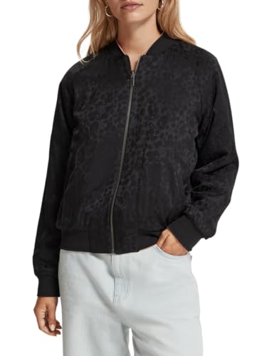 Scotch & Soda Damen Printed Reversible Bomber Jacket, Tie Dye Rope, XS von Scotch & Soda