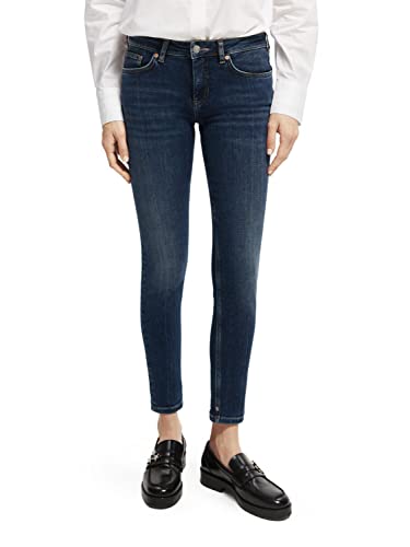 Scotch & Soda Damen Seasonal Essentials Bohemienne Skinny — Ruby Blue Jeans, Ruby Blue 4947, 24W / 30L EU von Scotch & Soda