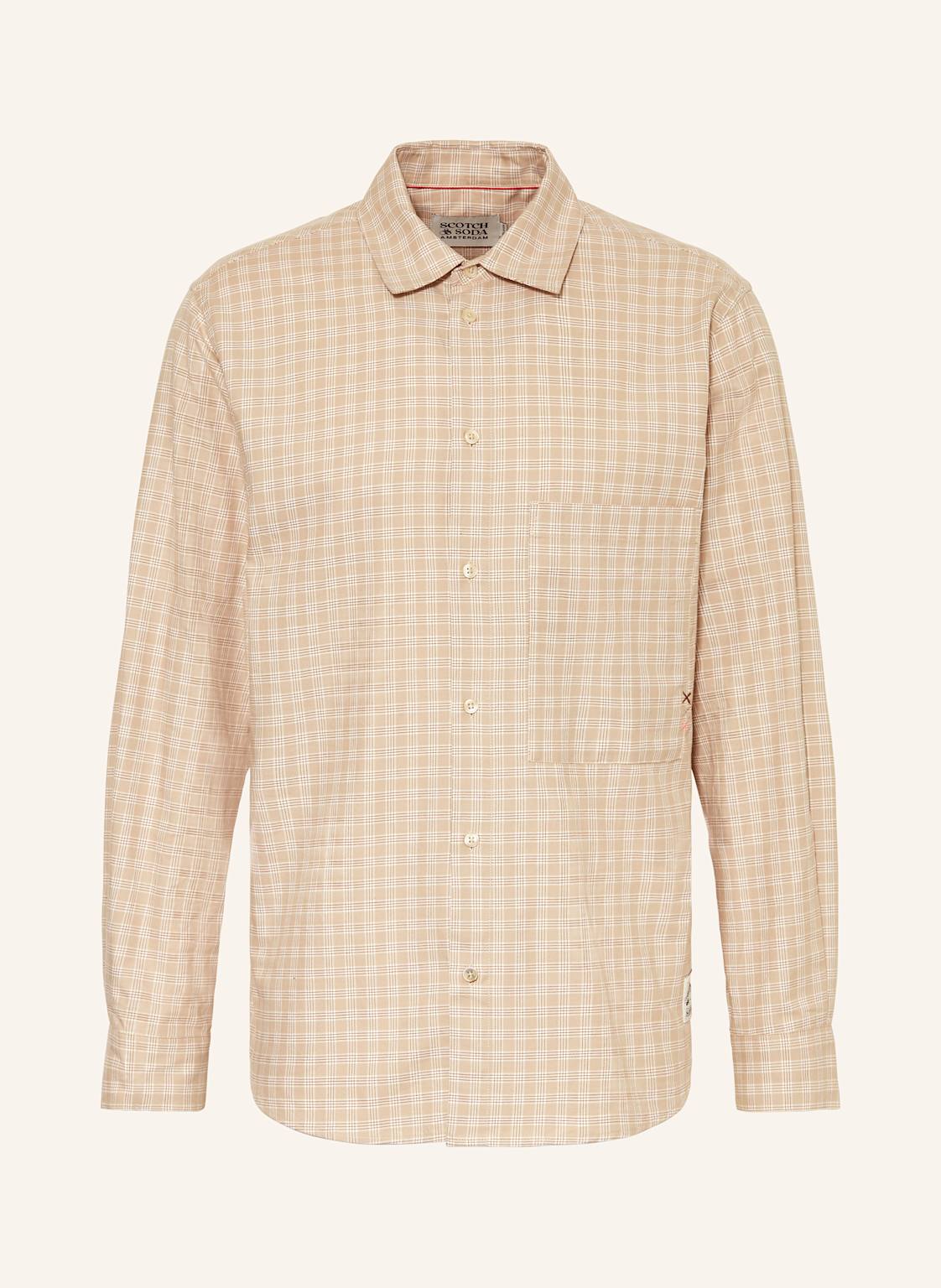 Scotch & Soda Hemd Comfort Fit beige von Scotch & Soda