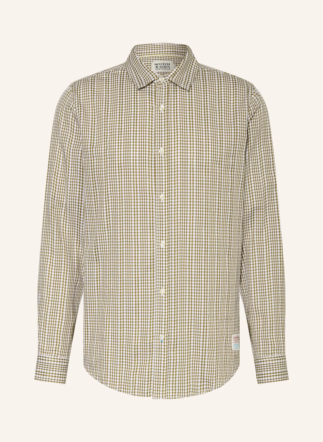 Scotch & Soda Hemd Comfort Fit gruen von Scotch & Soda