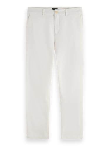 Scotch & Soda Men's Core-Drift-Cotton-Blend Twill Chino Pants, Off White 0001, 33 W/36 L Scotch & Soda Men's Core-Drift-Cotton-Blend Twill Chino Pants, Off White 0001, 33 W/36 L von Scotch & Soda