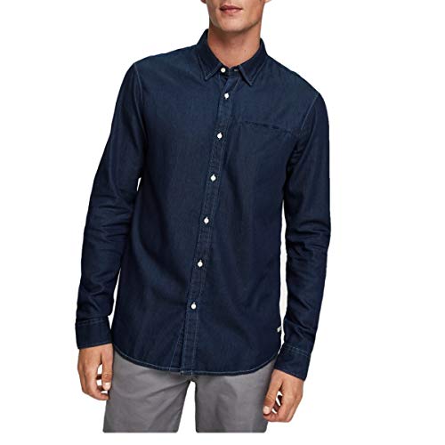 Scotch & Soda Herren Denim Freizeithemd, Mehrfarbig (Combo A 0217), 40 (Herstellergröße: M) von Scotch & Soda