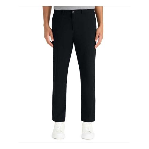 Scotch & Soda Men's Core-Drift-Cotton-Blend Twill Chino Pants, Black, 33 W/30 L von Scotch & Soda