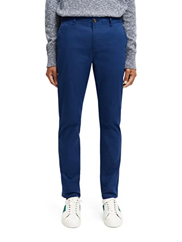 Scotch & Soda Herren Essentials Mott - Classic Fit Chino Organic Cotton-stretch Hose, Marine 1149, 30W / 34L EU von Scotch & Soda