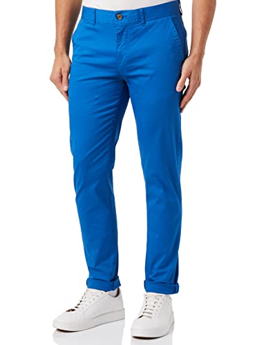 Scotch & Soda Herren Essentials- Mott Seasonal Extension Chino Pants, Riviera Blue 5538, 32W / 32L EU von Scotch & Soda