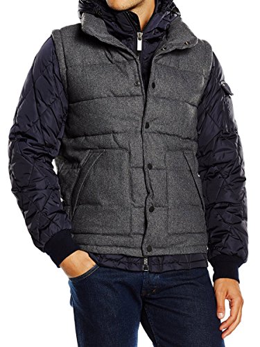 Scotch & Soda Herren Jacke Mantel 15040710037, Gr. Large, Grau (night 58) von Scotch & Soda