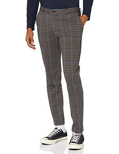 Scotch & Soda Herren MOTT-Chino Slim Fit-Knitted Check Casual Pants, Combo B 0218, 32W / 34L von Scotch & Soda
