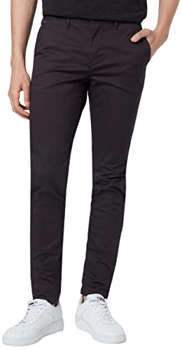 Scotch & Soda Herren Mott - Slim Fit Organic Cotton Casual Pants, Anthracite 4524, 30W / 34L EU von Scotch & Soda