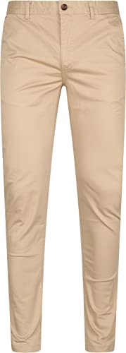 Scotch & Soda Herren Mott - Slim Fit Organic Cotton Casual Pants, Sand 0137, 33W / 32L EU von Scotch & Soda