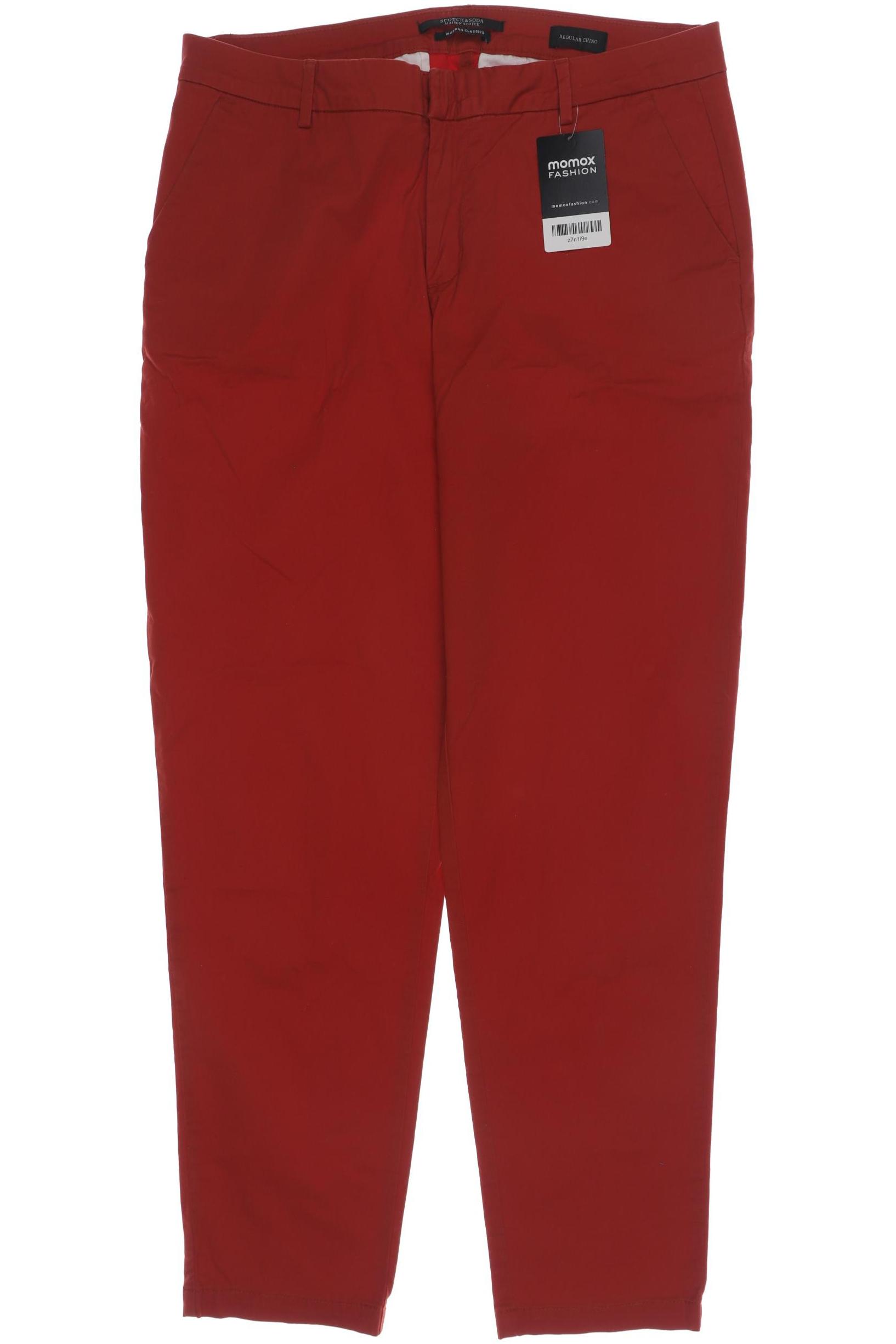 Scotch & Soda Herren Stoffhose, rot von Scotch & Soda