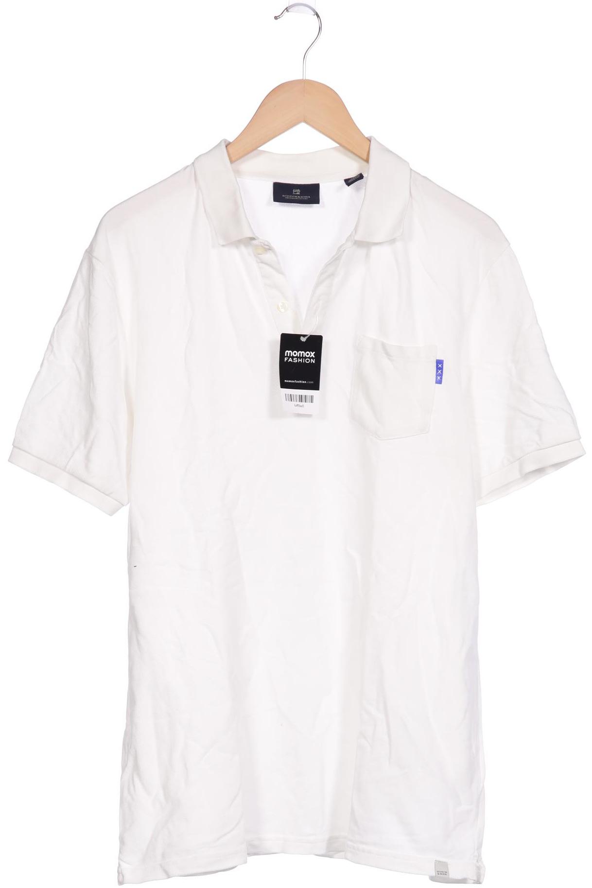 Scotch & Soda Herren Poloshirt, weiß von Scotch & Soda