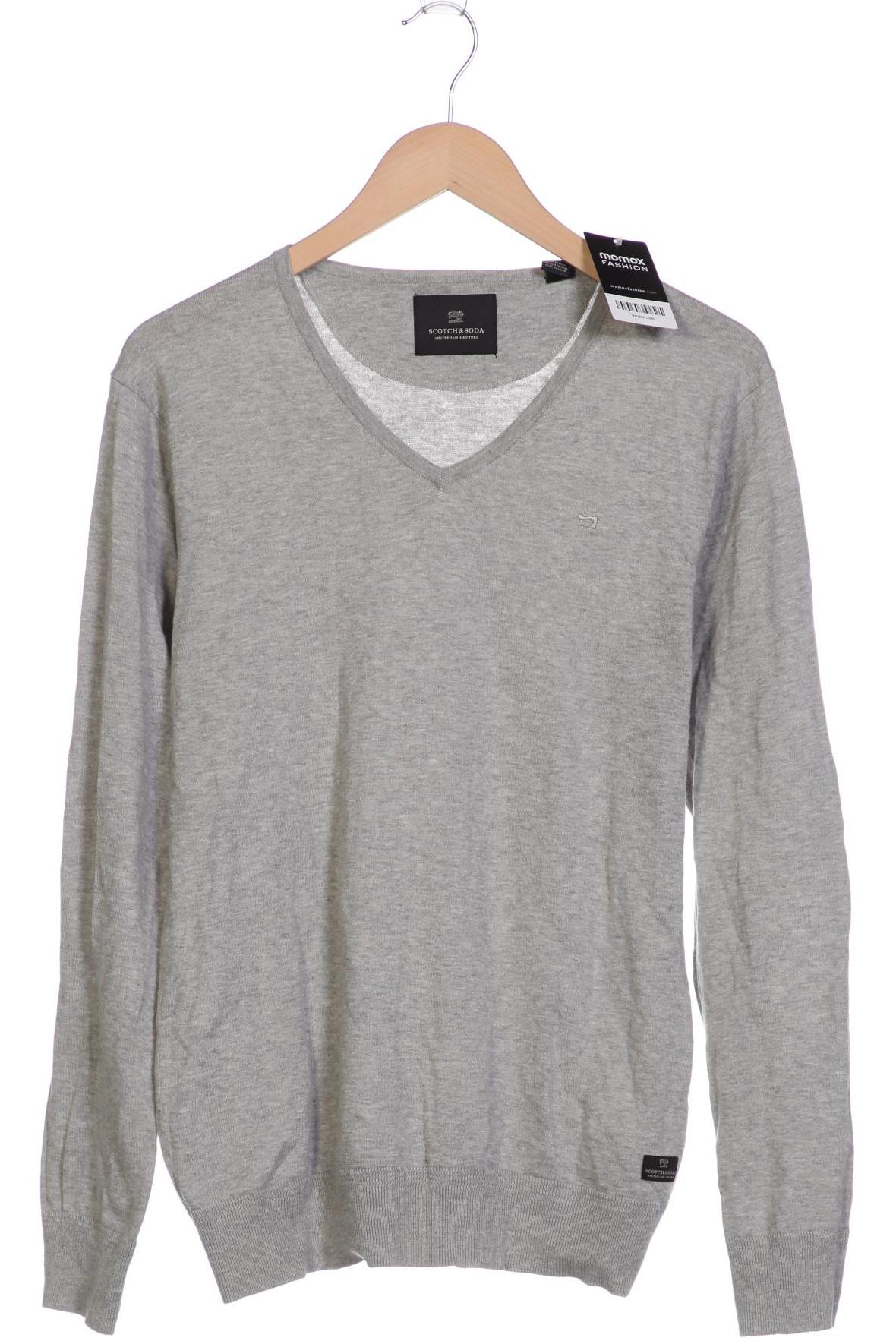 Scotch & Soda Herren Pullover, grau, Gr. 48 von Scotch & Soda