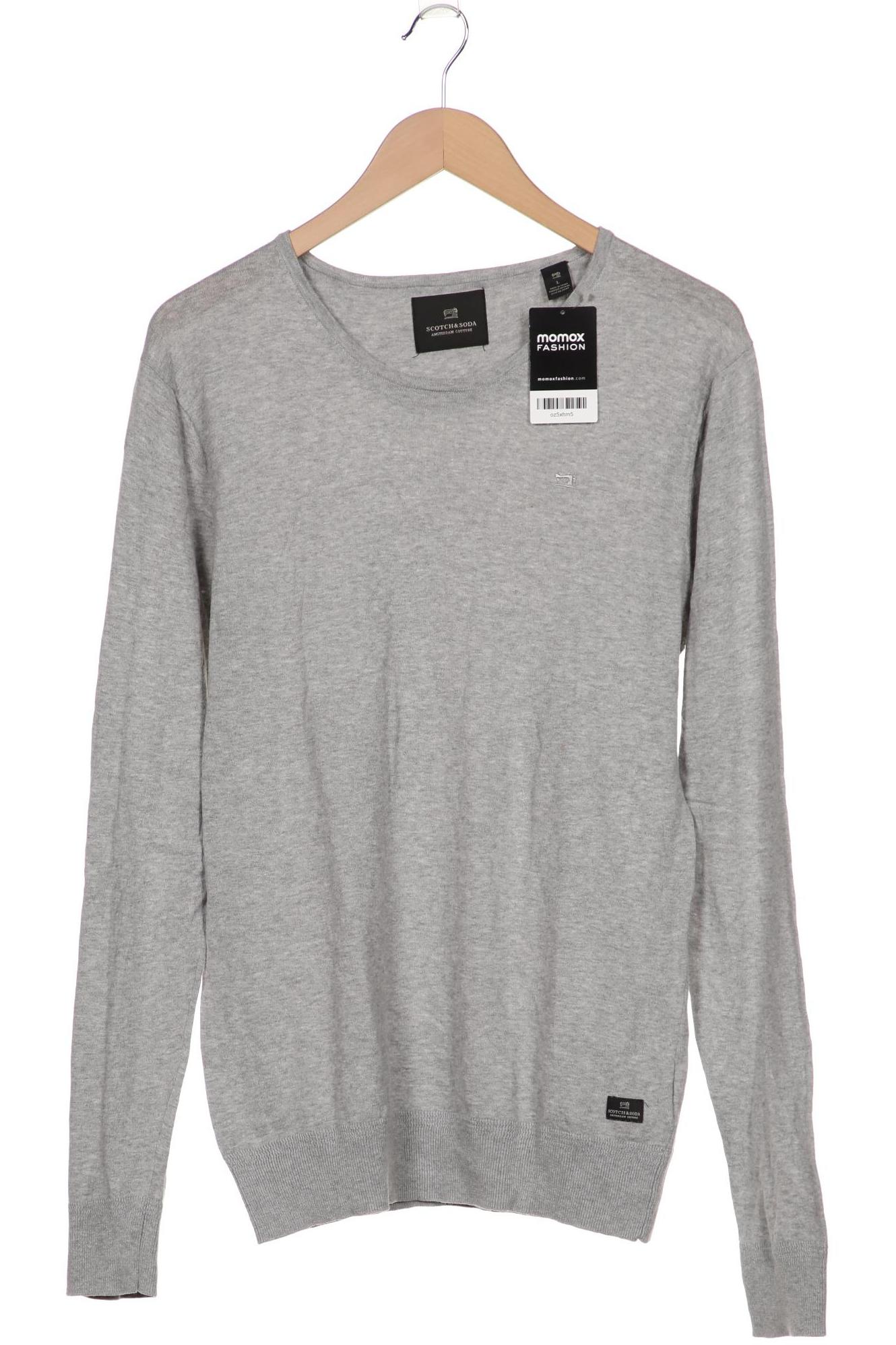 Scotch & Soda Herren Pullover, grau, Gr. 52 von Scotch & Soda