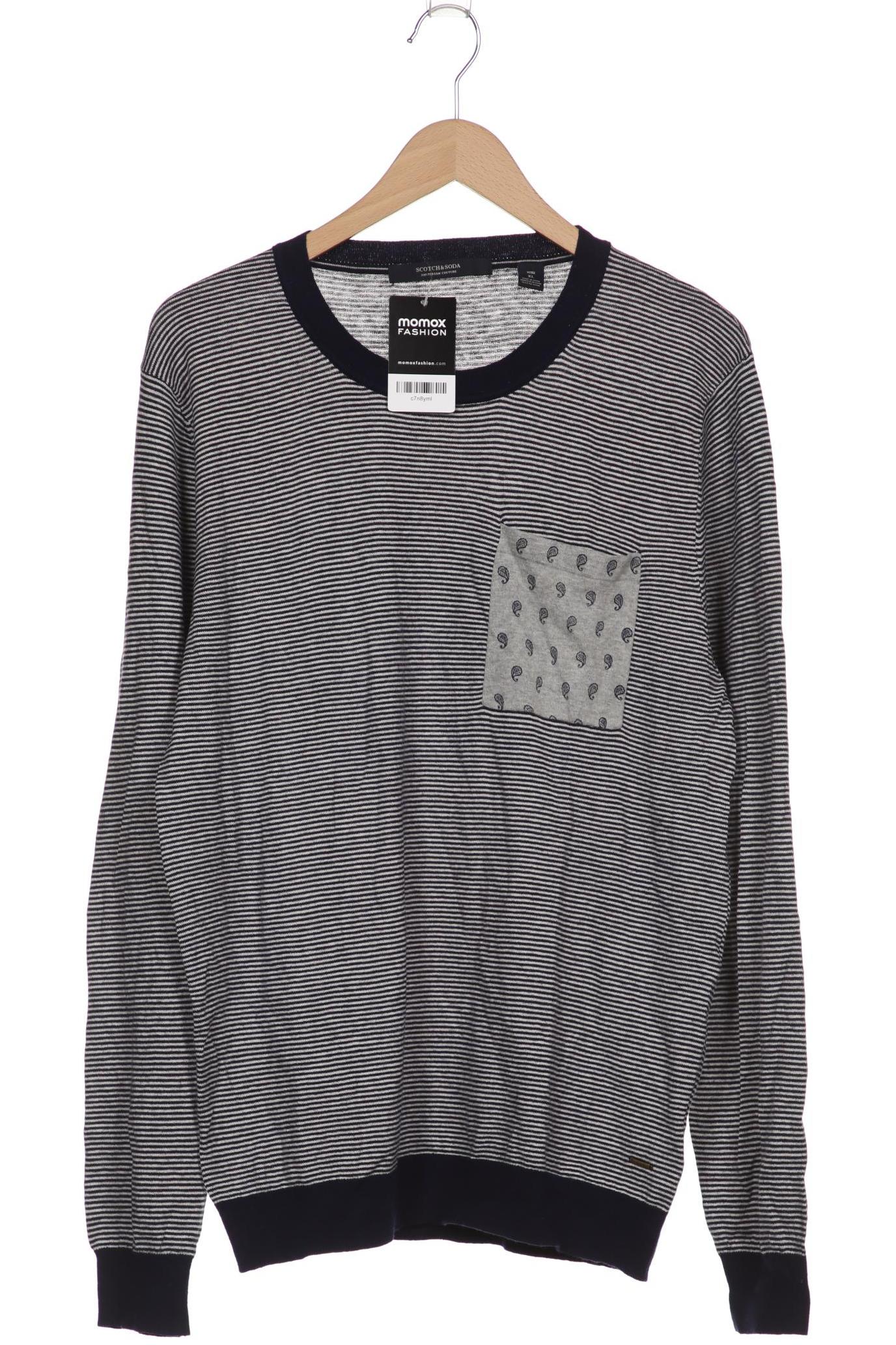 Scotch & Soda Herren Pullover, grau, Gr. 54 von Scotch & Soda