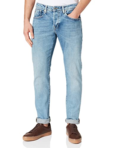 Scotch & Soda Herren Ralston Regular Fit Jeans, Aqua Blue 3625, 38W / 34L von Scotch & Soda