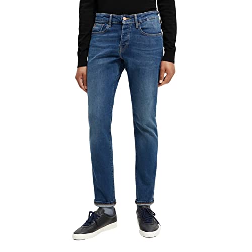 Scotch & Soda Herren Ralston-Regular Fit-Seasonal Essentials Jeans, Universal 4940, 32/34 von Scotch & Soda