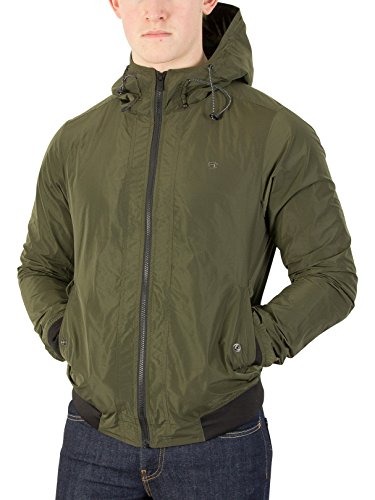 Scotch & Soda Herren Short Hooded Nylon Jacket Jacke, Grün (Military 0360), Small von Scotch & Soda