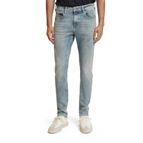 Scotch & Soda Herren Skim Skinny-Fit Jeans, River Deep, 29-34 von Scotch & Soda