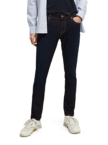 Scotch & Soda Herren Skim Slim Fit Jeans, Beaten Back 1841, 28W / 32L von Scotch & Soda