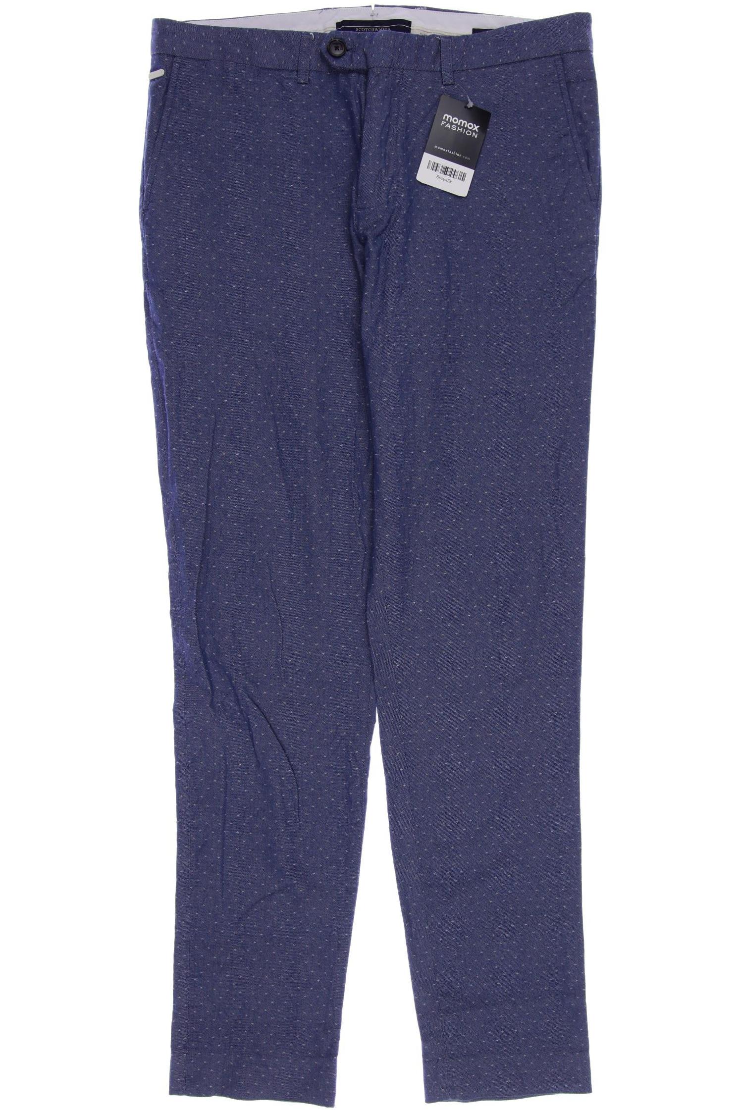 Scotch & Soda Herren Stoffhose, blau von Scotch & Soda