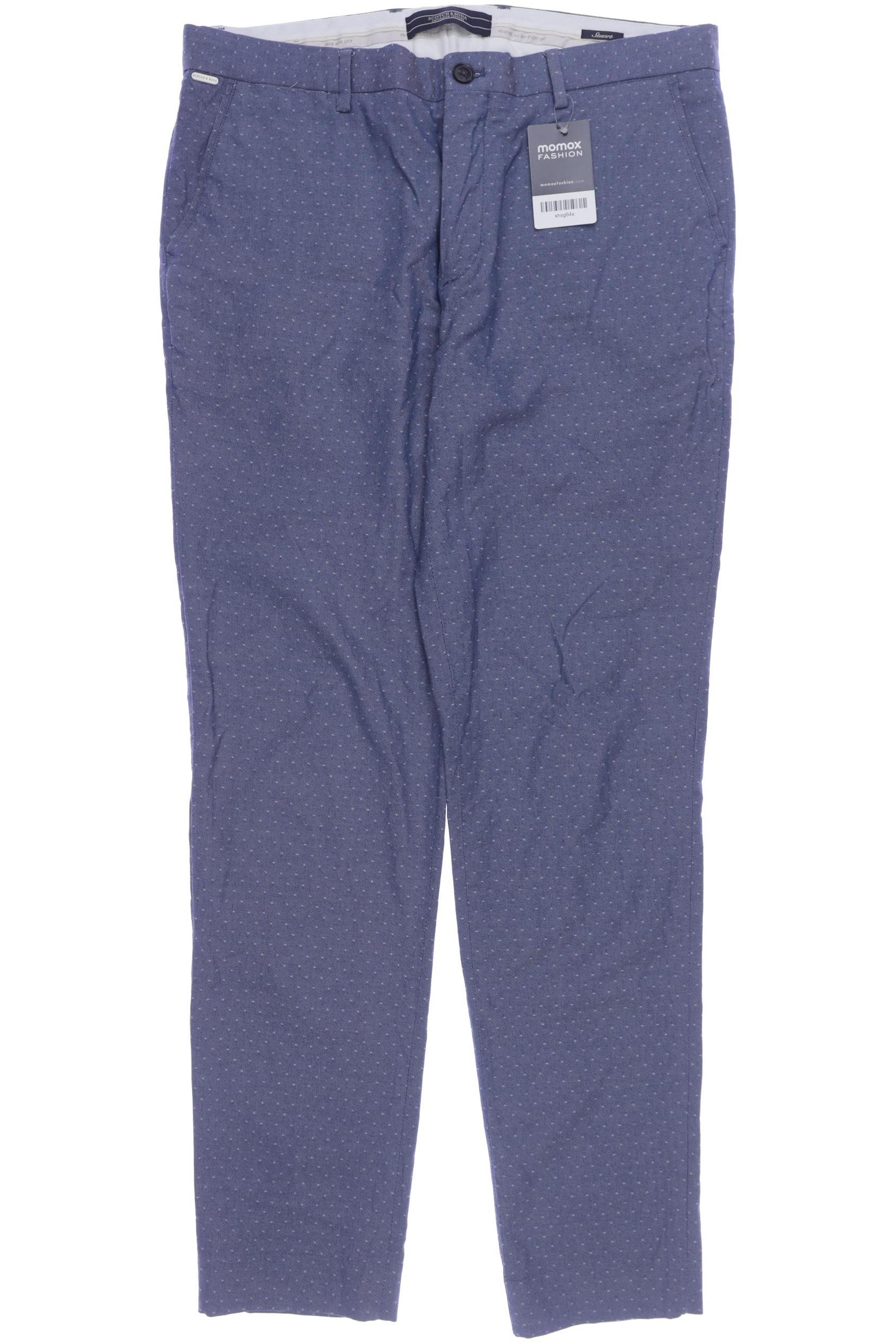 Scotch & Soda Herren Stoffhose, blau von Scotch & Soda