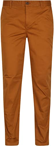 Scotch & Soda Herren Stuart - Regular Slim Fit Organic Cotton Casual Pants, Walnut 0119, 29W / 32L EU von Scotch & Soda