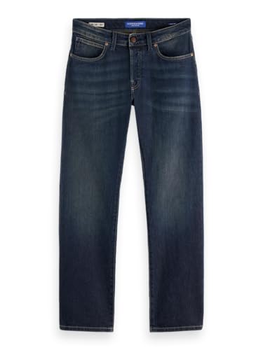 Scotch & Soda Herren The Zee Straight-Leg Jeans Freizeithose, Paint It Blauw, 34 W/30 L von Scotch & Soda